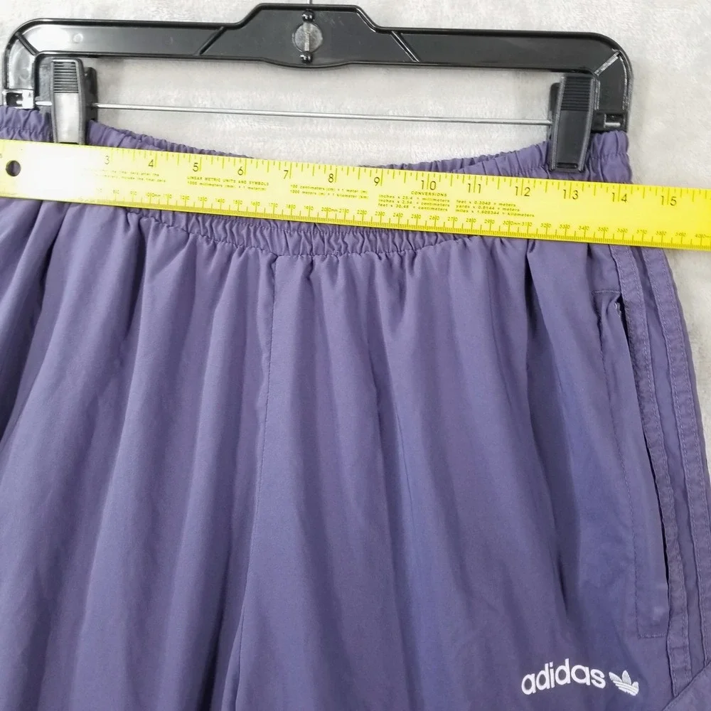 Vintage Adidas Pastel Breezy Track Pants Men L Purple Nylon Windbreaker Trefoil